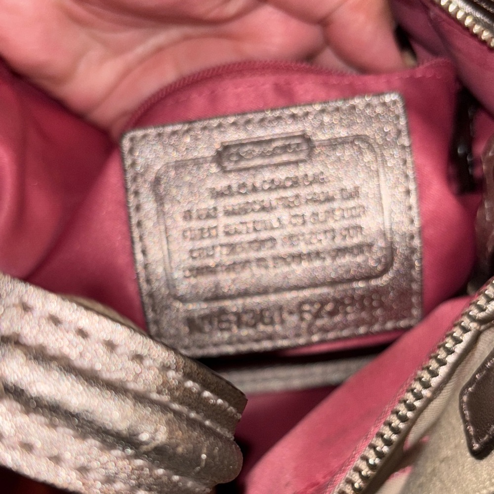 Coach Beige and Brown Crossbody Bag - Picture 13 of 14